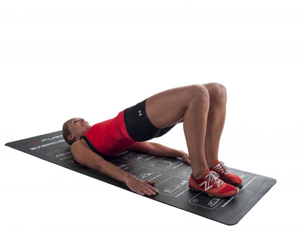 Pure 2Improve Tappetino Fitness Exercise Mat P21290000 173x61cm Nero