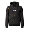 The North Face felpa con cappuccio da ragazzo in cotone leggero NF0A886ZU8I nero