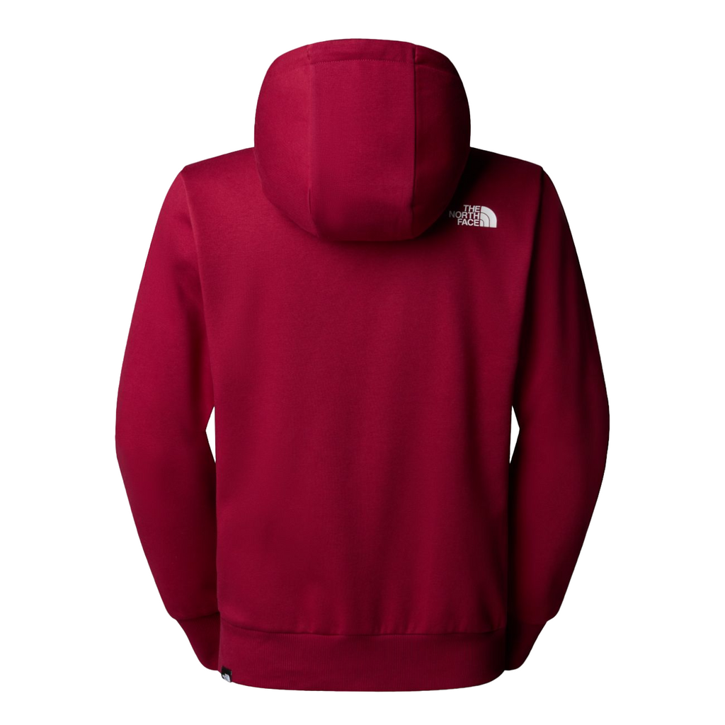 The North Face Felpa Cappuccio Donna Simple Dome NF0A89FC1X Rosso Barbabietola