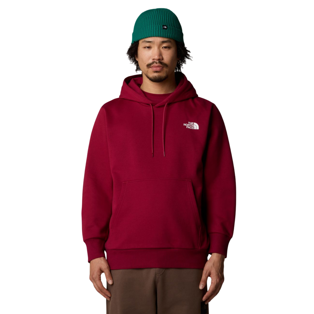 The North Face Felpa Cappuccio Donna Simple Dome NF0A89FC1X Rosso Barbabietola