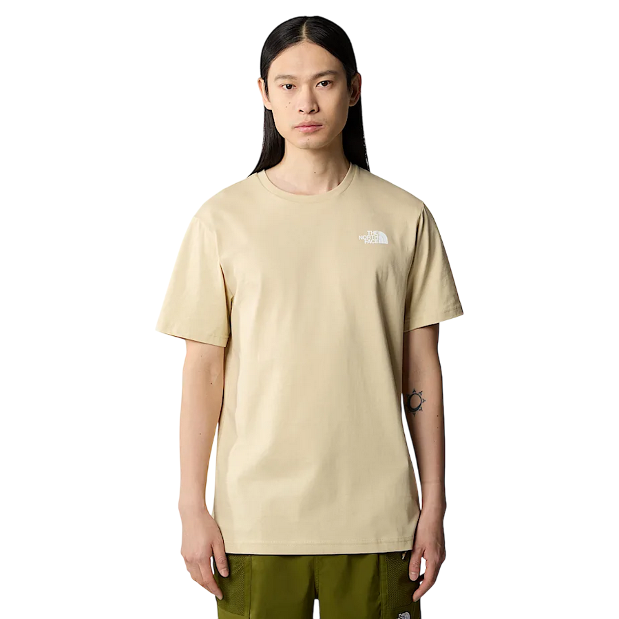 The North Face T-Shirt Uomo Redbox NF0A87NP3X4 Ghiaia