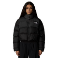 The North Face Piumino Corto Donna Saikuru  NF0A89JCKT0 Nero - Riciclato Caldo Leggero