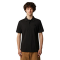 The North Face polo manica corta da uomo in cotone piquet Essential NF0A8C1PJK3 nero