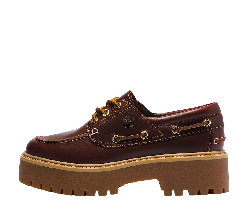 Timberland Scarpa Nautica Stone Street TB0A2QDMD57 Marrone Scuro Plateau Donna