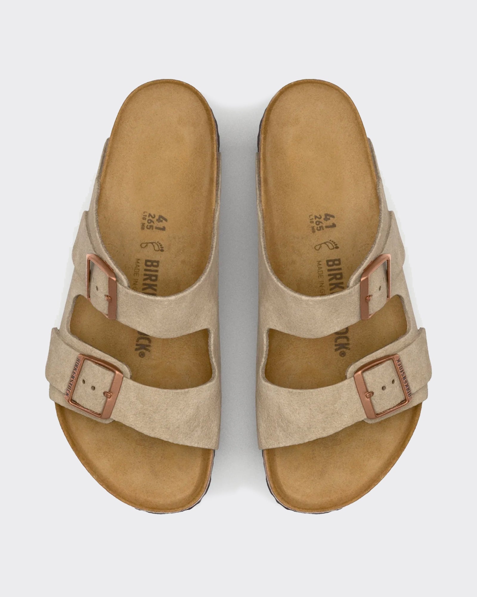 Ciabatta Arizona Suede Leather Taupe