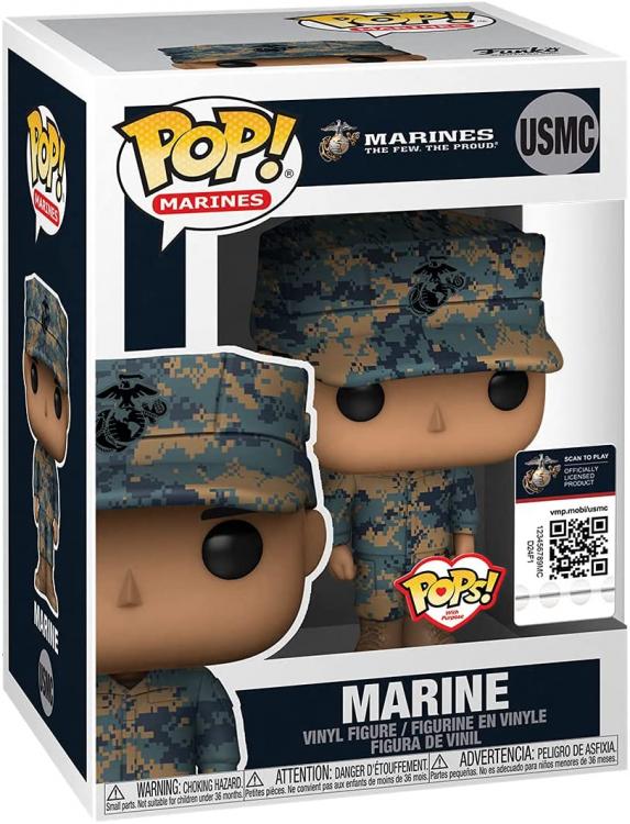 Funko Pop Marines (Usmc) Marine Male 1 Camouflage Esercito Marina Vinyl Figure