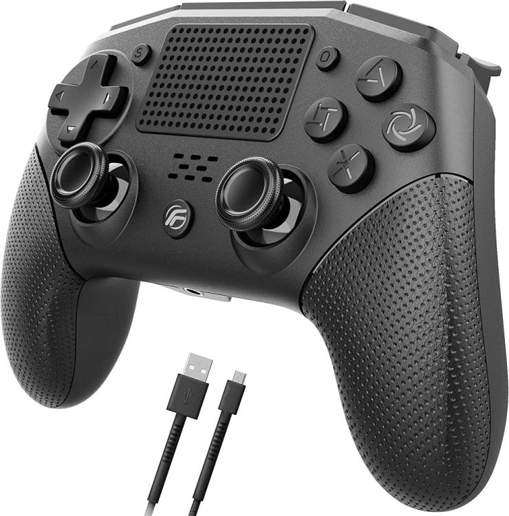 Fenner Controller Per Ps4/Pc (V2) Wireless Joystick Pad Playstation 4 Nero
