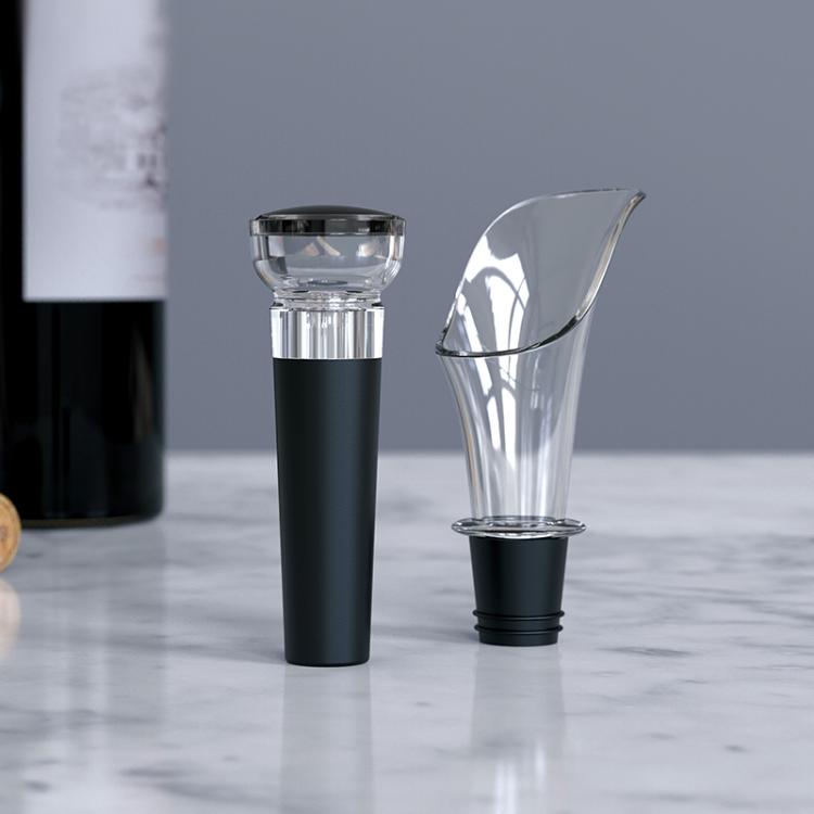 Set Apribottiglie Elettrico Automatico Cavatappi Versatore Apri Bottiglie Vino