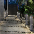 Lampione Giardino Lampada 12W Led Da Esterno Grigio Lampioncino Luce Fredda Es28