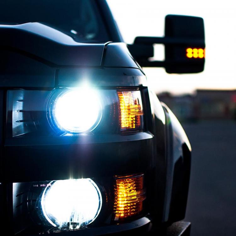 COPPIA LAMPADE X3 LED HEADLIGHT H7 LED CREE 6500K 6000 LUMEN 12V XENON FARI AUTO