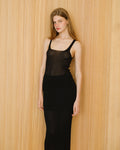Glitter Ribbed Tank Top (3D-Knit)