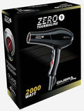 Giubra Phon Asciugacapelli Zero 9 Semi Compact Tourmaline 2 Velocita 2000W Nero