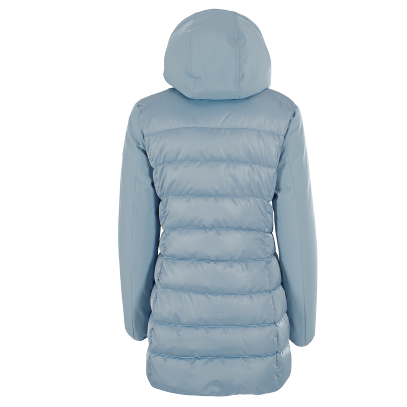 Yes Zee Piumino Lungo con Cappuccio da Ragazza O045 M8JJ 0633 Celeste – Comfort Termico, Stile Moderno e Protezione Invernale