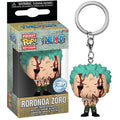 Funko Pop ! Animation - One Piece  Roronoa Zoro W/Blood 4Cm Keychain Portachiavi