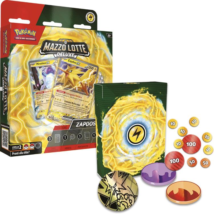 Pokémon - Mazzo Lotte Deluxe (Zapdos-Ex) Tcg Gcc Card Gioco Carte Collezione Ita