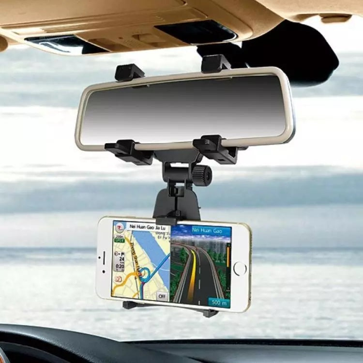 Supporto Telefono Porta Cellulare Smartphone Per Auto Da Specchietto Retrovisore