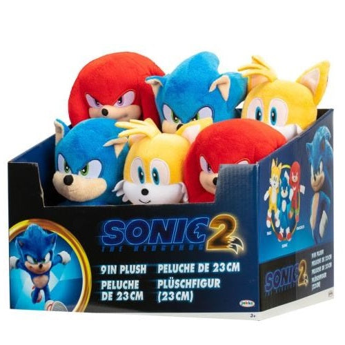 Jakks Pacific Peluche Sonic The Hedgehog 2 (Knuckles) 23Cm Pupazzo Giocattolo