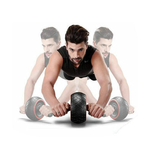 Ruota Ab Power Strecht Wheel Attrezzo Per Addominali Flessioni Glutei Spalle Pnk