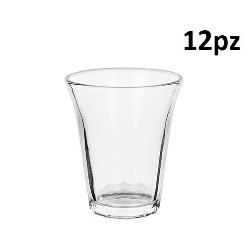 Set 12 Bicchieri Tazzine Per Caffè Espresso Vetro Trasparente Shot Cicchetti