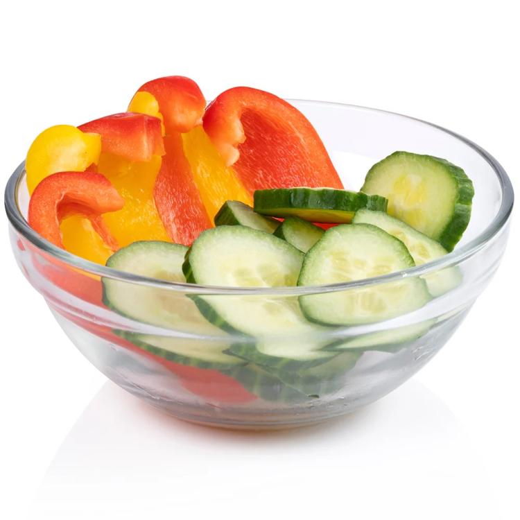 Set 3Pz Ciotole Vetro Antipasto Ciotoline Per Salse Aperitivo Insalatiera Ø7.5Cm