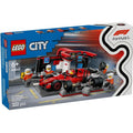 Lego - City 60443 (Pit Stop E Meccanici Con Monoposto Ferrari F1) Set 322Pz - 6+