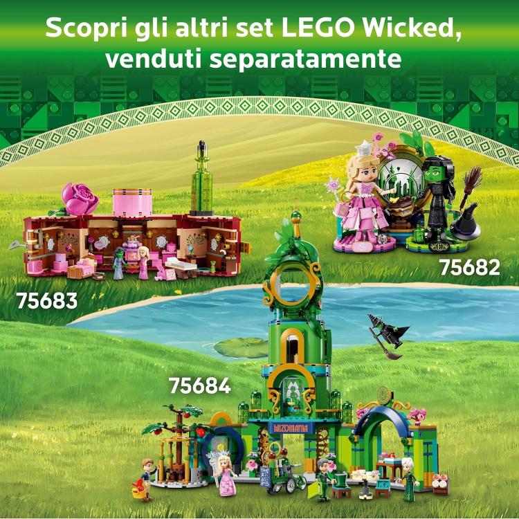 Lego - Wicked 75684 (Benvenuti Nella Citta' Di Smeraldo) Costruzione 945Pz 9+