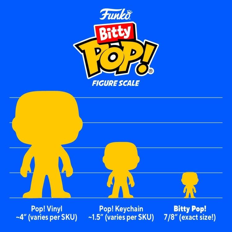 Funko Bitty Pop! Tmnt Tartarughe Ninja Turtles 4 Pack Splinter/Raphael/Rockst.