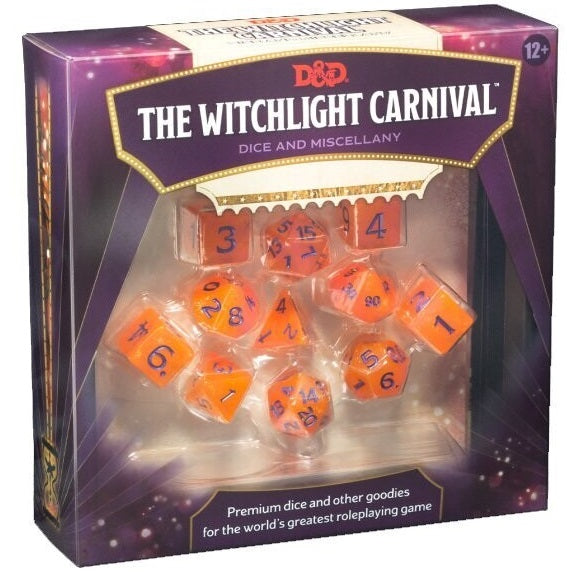 Dungeons & Dragons - The Witchlight Carnival Dice And Miscellany - Rpg Set Dadi