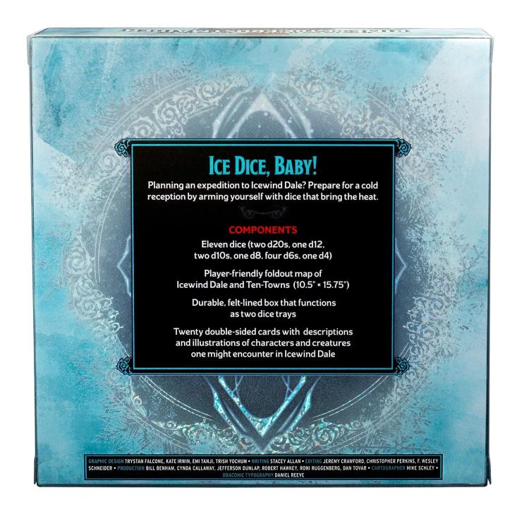Dungeons & Dragons - Icewind Dale: Rime Of The Frostmaiden Dice E Miscellany D&D