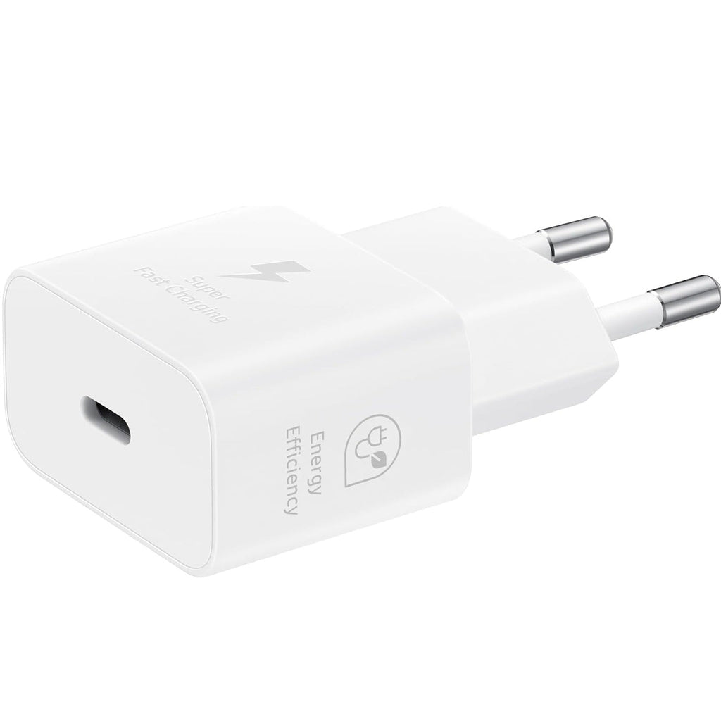 Samsung EP-T2510X Caricatore Originale da 25W, Porta USB-C (con Cavo), Bianco