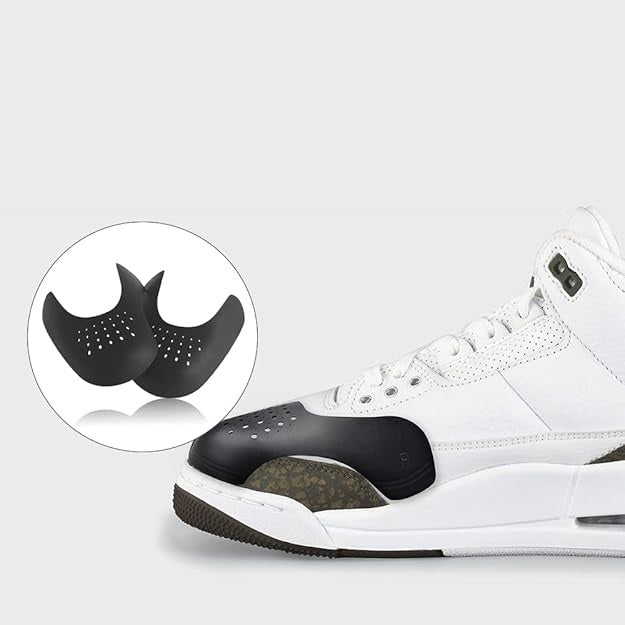 3 Paia Scudi per Scarpe Anti Piega Rughe Protezione Sneaker Shield Uomo e Donna