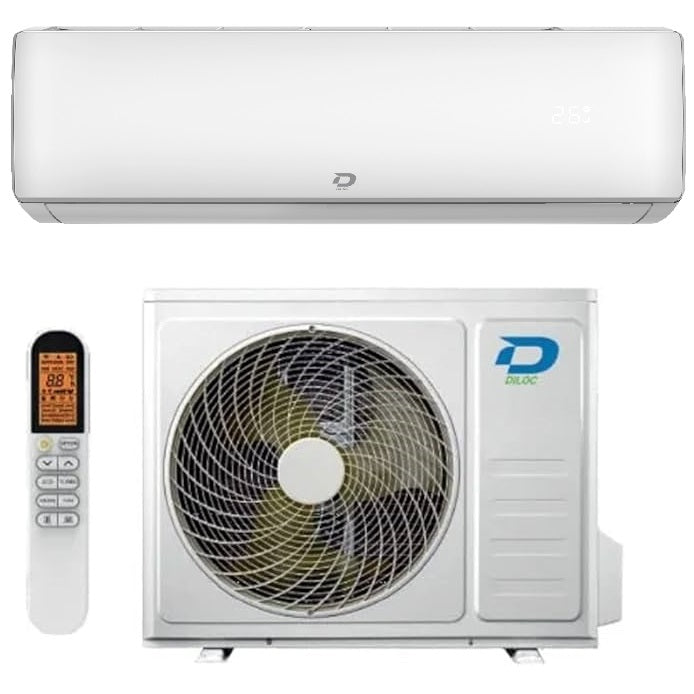 Diloc Condizionatore Inverter Clas 12000Btu A++ R32 Climatizzatore Wifi Sky Plus