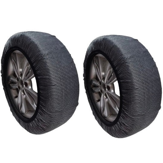 Calze Da Neve Per Auto Omologate En 16662-1 Coppia Con Guanti Catene Taglia (M)