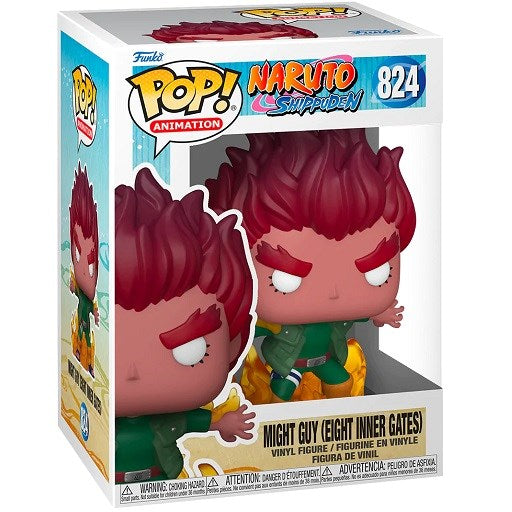 Funko Pop ! Animation Naruto Shippuden - (824) Mighy Guy Eight Inner Gates 9Cm