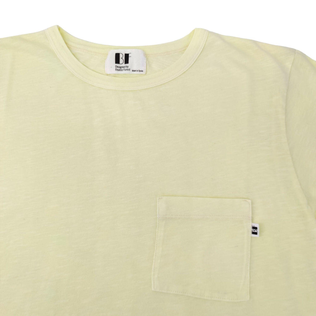 T-shirt Pocket Donna Lime