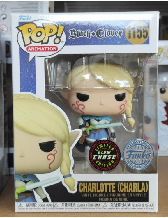 Funko Pop ! Animation Black Clover - Charlotte Charla (1155) Chase Edition Glows