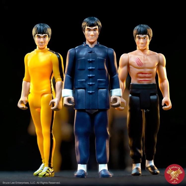 Reaction Super7 Bruce Lee The Warrior Guerriero Action Figure Figura Collezione