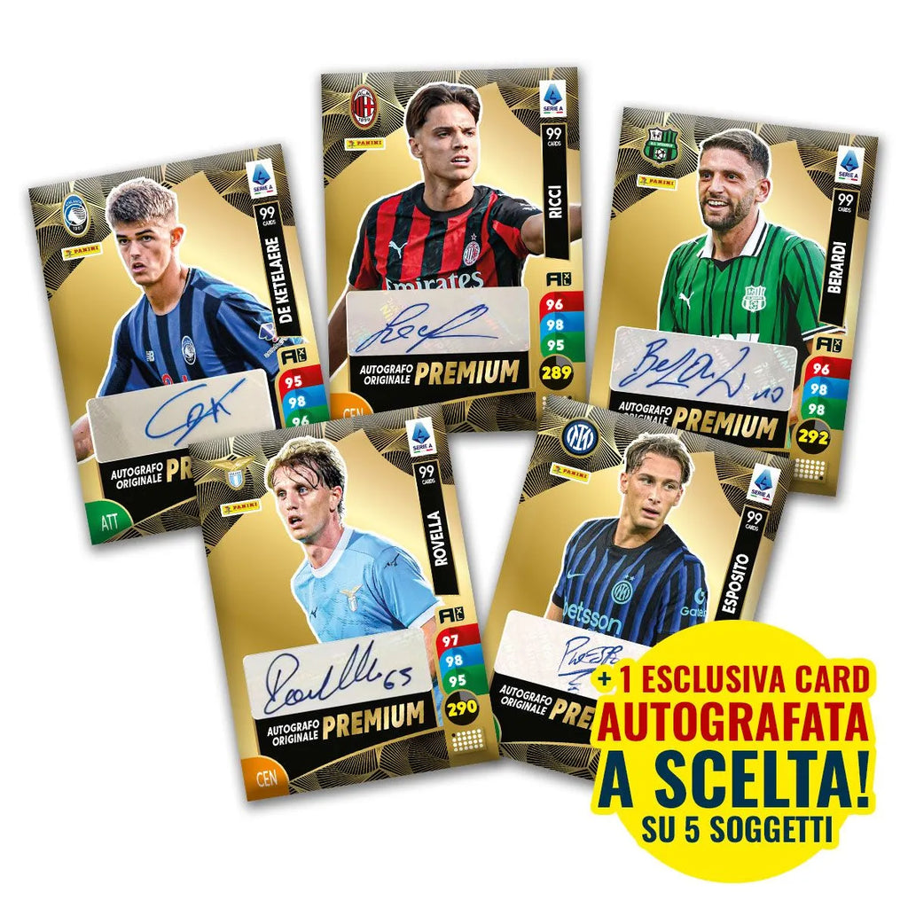 Panini Calciatori Adrenalyn XL Serie A 2025-2026 Starter Set Raccoglitore + 4 Buste
