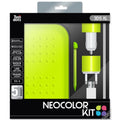 Twodots Neocolor Kit 11In1 Custodia Nintendo 3Ds Xl + Caricatore/Accessori Green