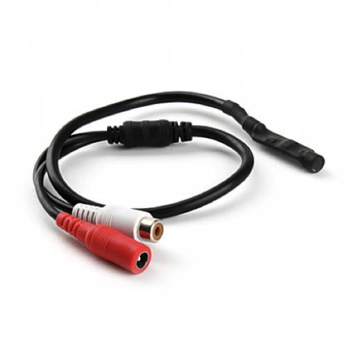 Kit 4 Mini Microfono Esterno Per Telecamera Dvr Videosorveglianza Monitor Audio