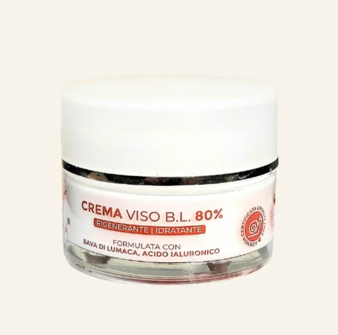 Crema viso alla bava di lumaca 80% kit X2