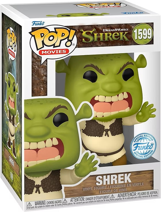 Funko Pop ! Movies Shrek 30Th - (1599) Scary Shrek Figure Special Edition 9Cm