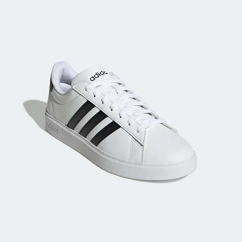 Adidas scarpa sneakers da uomo Grand Court 2.0 GW9195 bianco-nero