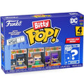 Funko Bitty Pop! Dc Comics 4Pack - Batman/The Riddler /Batgirl + Figure Mystery