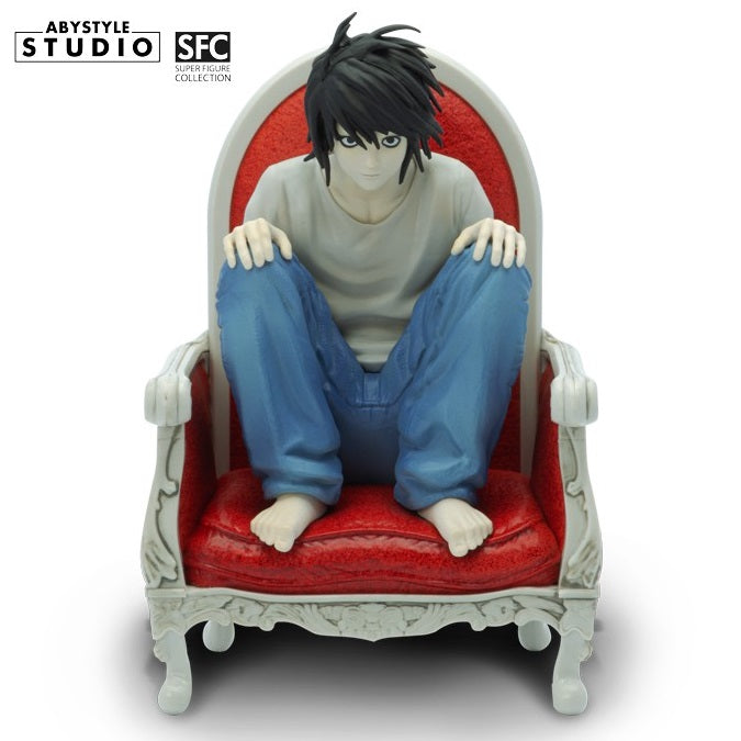 Abystyle - Sfc: Death Note 06 "L" Super Figure 30cm Statuetta Anime Collezione