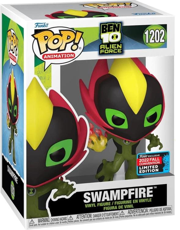 Funko Pop  ! Animation Ben 10 Alien Force (1202) Swampfire - Limited Edition 9Cm