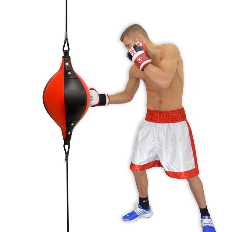 Hb Palla Tesa Sacco Boxe Elastico Colpitore Taekwondo Speed Ball Pugilato Giallo
