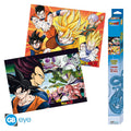 Abystyle (DRAGON BALL Z) Set 2 Chibi Poster: "Saiyans" (52x38) Gb Eye