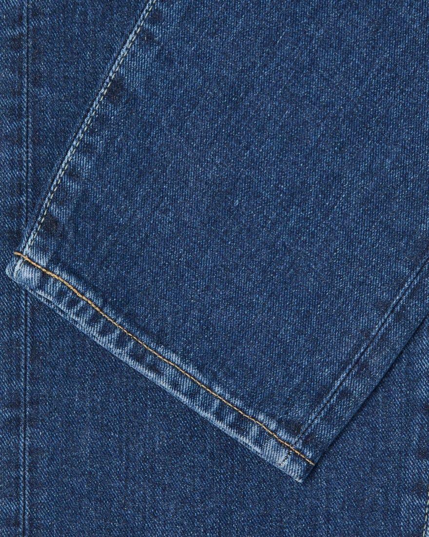 Pantaloni Regular Tapered Uomo Blue/Akira Wash