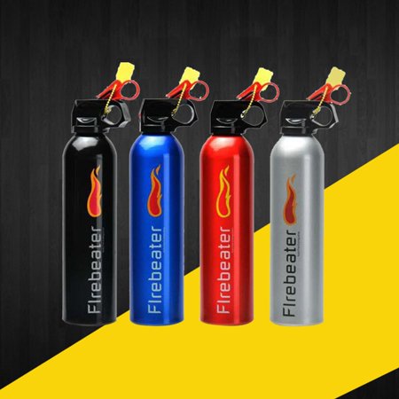 Mini Estintore Polvere 600Gr Portatile Auto Barca Camper Furgone Camion Ufficio